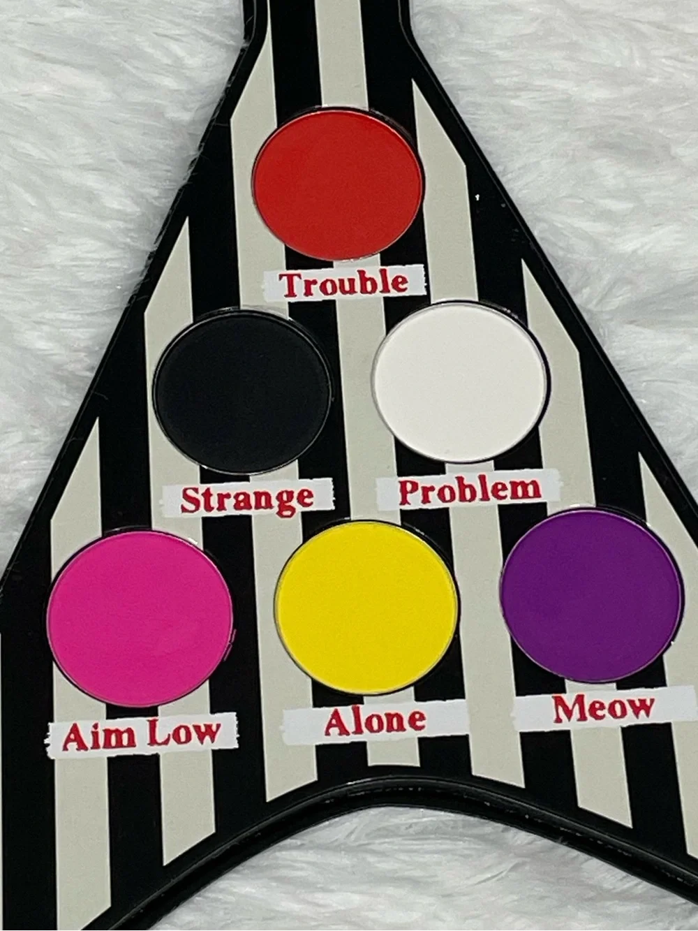 VAMPYRE COSMETICS x EMILY THE STRANGE Collab Guitar Makeup Eyeshadow Palette